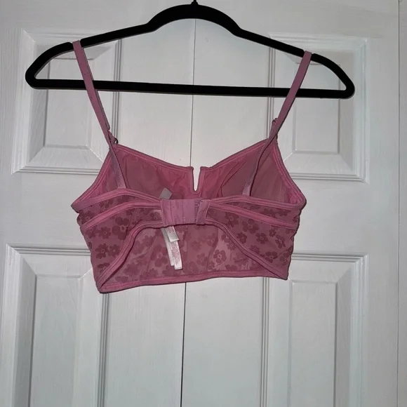 PINK Victoria's Secret Floral Mesh Bralette - Picture 2 of 3